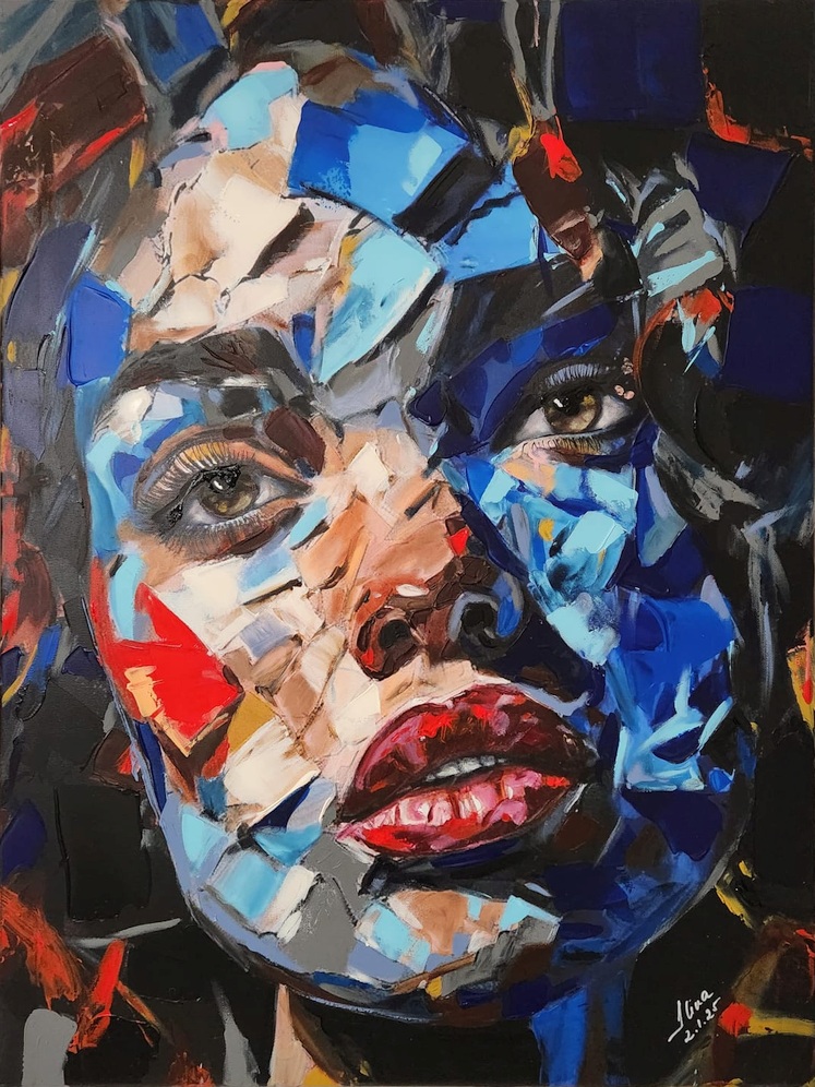 ArteDiAlina.com painting: Beautiful scars